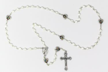 Real Mother of Pearl Lourdes Rosary.