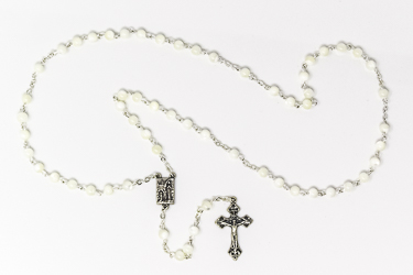 Mother of Pearl Rosary Beads.