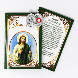 Prayer Booklet to St Jude with Relic Medal.