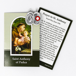 Prayer Booklet to St. Anthony with Relic Medal.