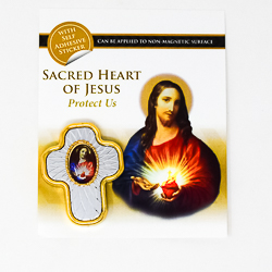 Sacred Heart Magnetic Car Plaque.
