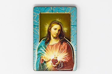 Sacred Heart of Jesus Prayer Card .