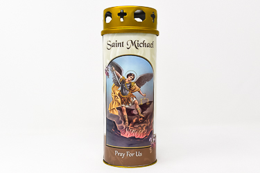 Pillar Candle - Saint Michael.