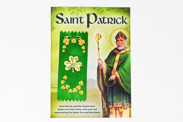 Saint Patrick Shamrock Badge.