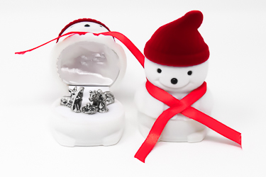 Christmas Stocking filler Snowman Nativity Set
