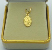 Solid Gold Miraculous Medal.