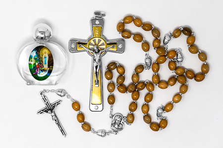 Acorn Rosary Gift Set.