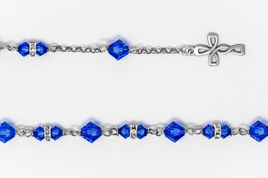 Swarovski Crystal Rosary Bracelet.