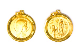 925 Silver & Solid Gold Pendants & Medals