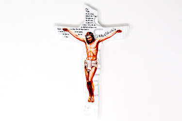 Crucifix with the Lord's Prayer.
