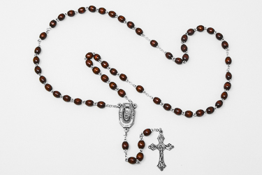 Wooden Water Rosary Beads.
