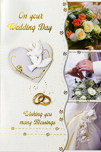 Heart Wedding Card.