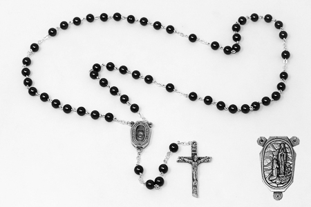 Lourdes Water Junction Rosary Beads 