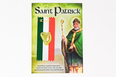 Saint Patrick Harp Badge.