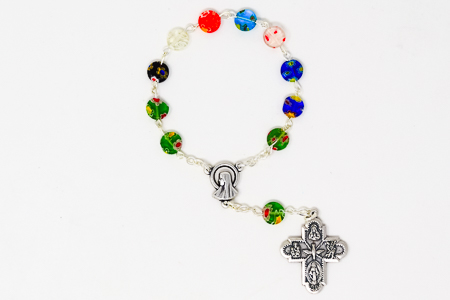 One Decade Murano Rosary 