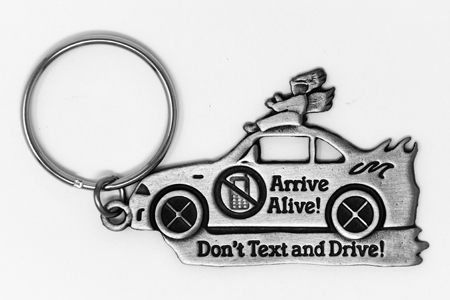Don't Text and Drive Keyring.