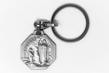 Lourdes Apparition Key Ring.