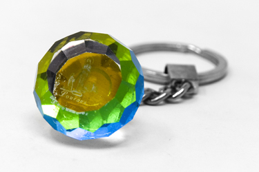 3D Laser Crystal Apparition Key Ring