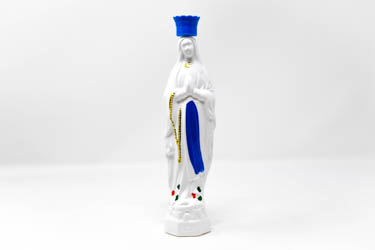 Virgin Mary Plastic Statue Water Bottle.