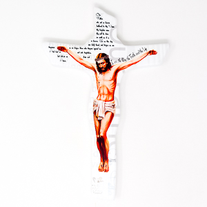 Crucifix with the Lord's Prayer.