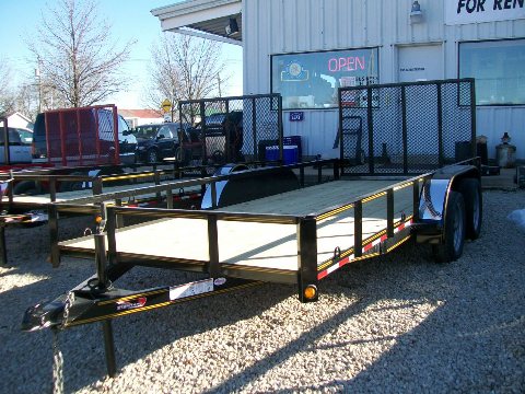 New 2022 16ft Tandem with Fold-up Ramp